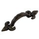 Antique Fleur De Lis Small Metal Cabinet Handles